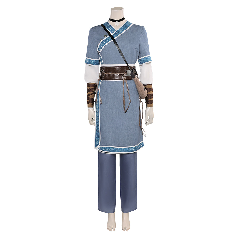 Avatar: The Last Airbender Katara Kostüm Set Cosplay Halloween Karneval Outfits