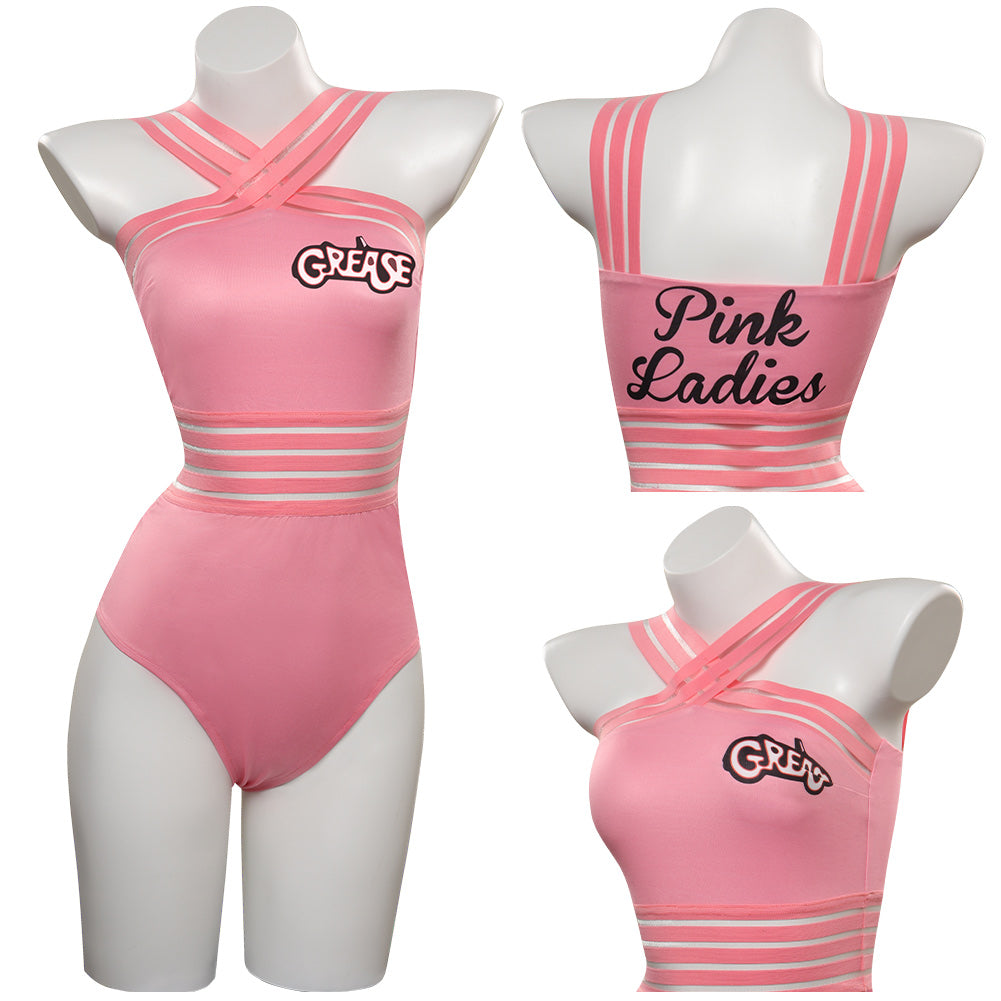 Grease: Rise of the Pink Ladies Damen Sommer Bademode einteiliger originelle Badeanzug Cossky®