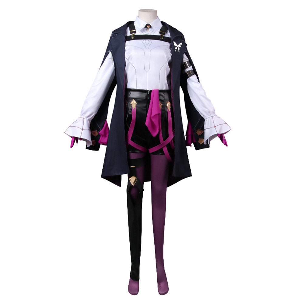 Honkai: Star Rail Kafka Cosplay Kostüm Halloween Karneval Outfits 