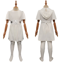 Mädchen Star Wars Leia Kleid originell Kinder Kleid für Alltag