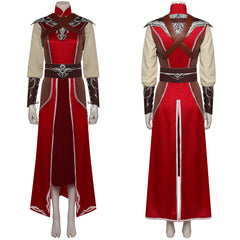  Baldur's Gate 3 Kalah Warlock Kostüm Set Cosplay Karneval Kostüm