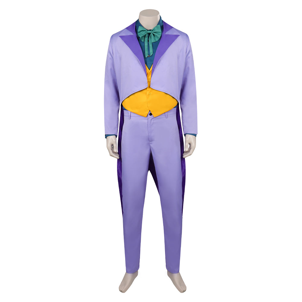 Batman Dark Knight Night Joker lila Anzug Cosplay Kostüm Halloween Karneval Outfit
