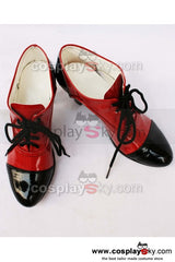 Black Butler Grell Cosplay Schuhe Stiefel Schwarz und Rot