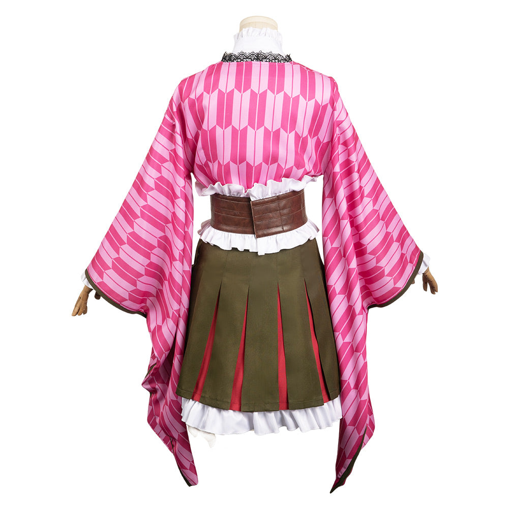 Blade of Demon Destruction Kanroji Mitsuri Kimono Cosplay Kostüm Set