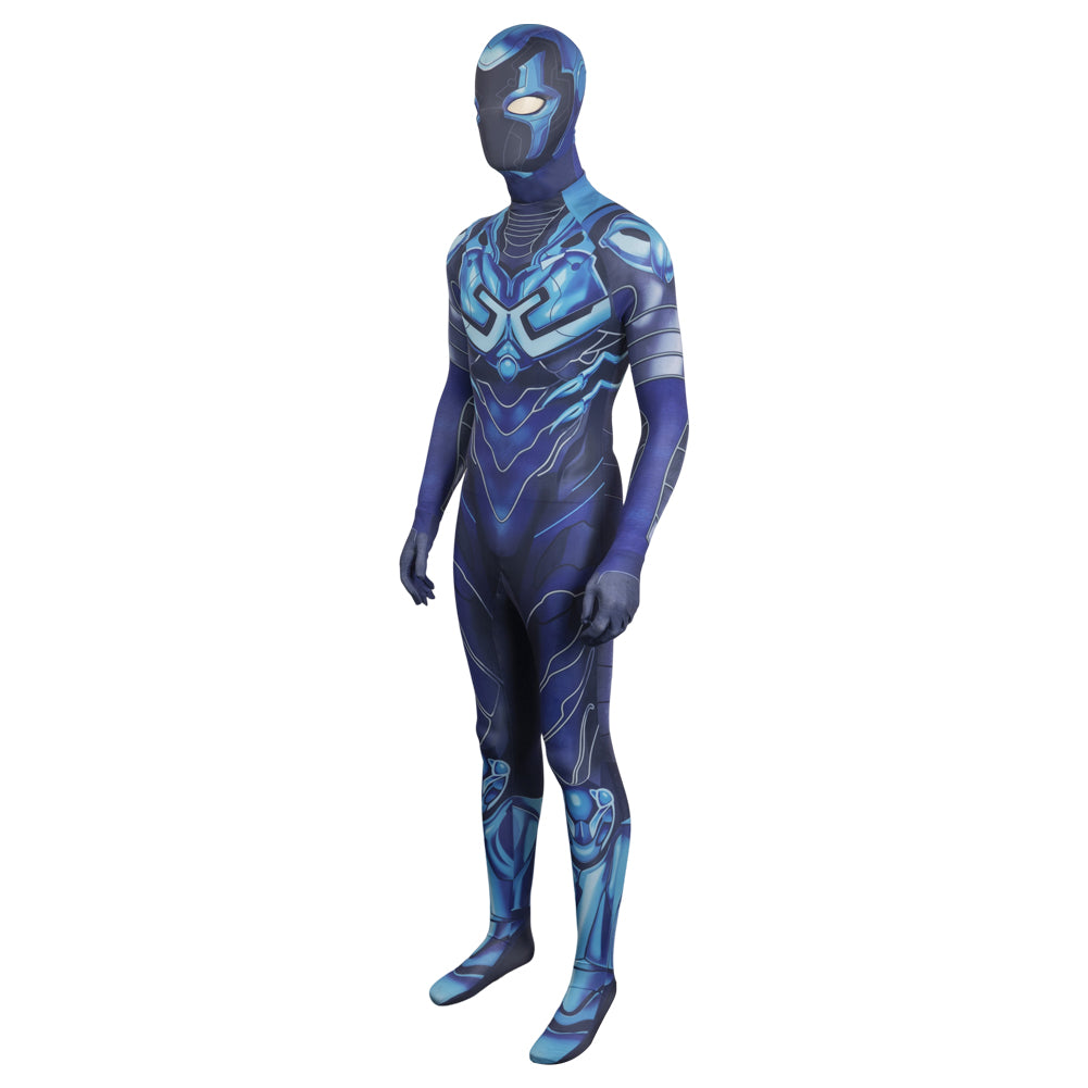 Blue Beetle Cosplay Jumpsuit Halloween Karneval Outfits Jaime Reyes Kostüm