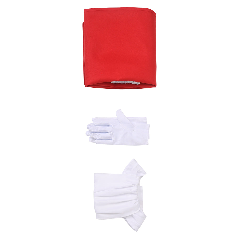 Buggy One Piece Serie Rot Overall Cosplay Kostüm Set