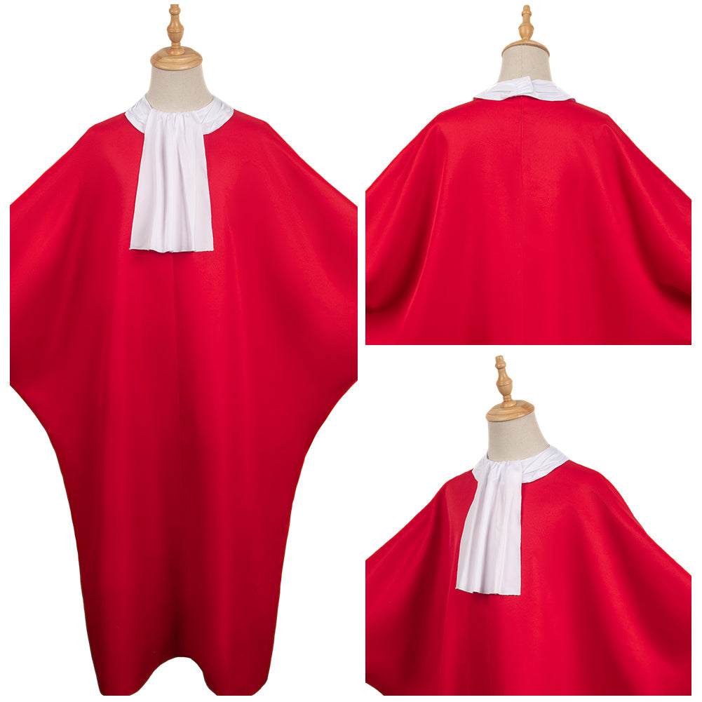 Buggy One Piece Serie Rot Overall Cosplay Kostüm Set