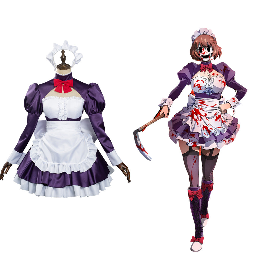 High-Rise Invasion Maid-fuku Kamen Dienstmädchen Cosplay Kostüme
