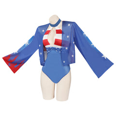 Doctor Strange in the Multiverse of Madness Miss America Cosplay Bademode Damen Sommer 3tlg. Originell Badeanzug
