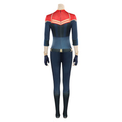Captain Marvel Brie Larson Overall Cosplay Kostüm Outfits Halloween Karneval Jumpsuit