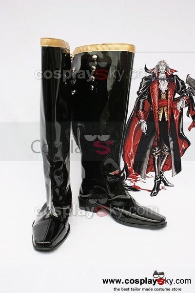 Castlevania Count Cosplay Stiefel Schuhe Maßgeschneiderte