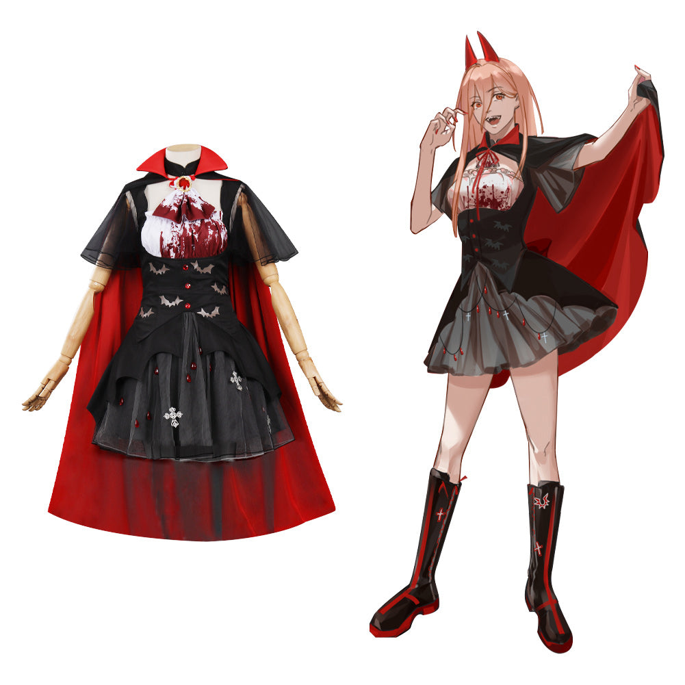 Chensou Man Power Cosplay Kostüm Vampire Maid Halloween Karneval Originell Kleid