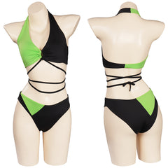 Kim Possible Shego Bikini Badeanzug Erwachsene Damen zweiteilige Bademode