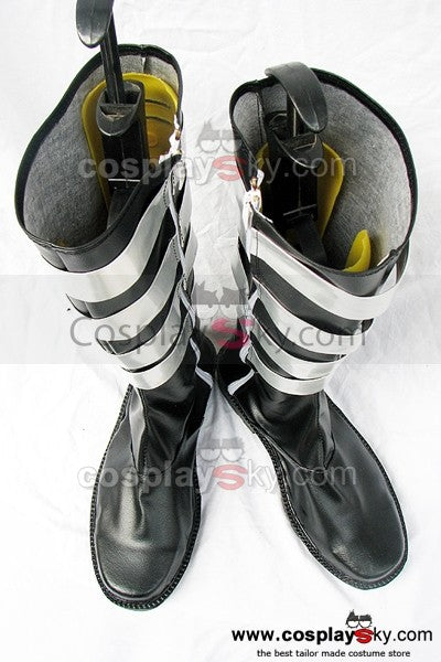 D.Gray-man Schwarz Cosplay Stiefel Schuhe Maßgeschneiderte