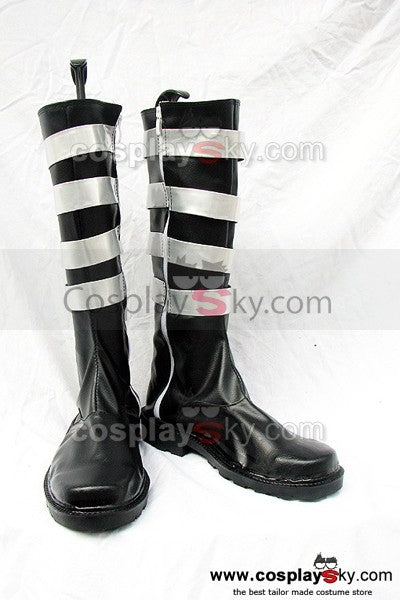 D.Gray-man Schwarz Cosplay Stiefel Schuhe Maßgeschneiderte