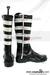 D.Gray-man Schwarz Cosplay Stiefel Schuhe Maßgeschneiderte