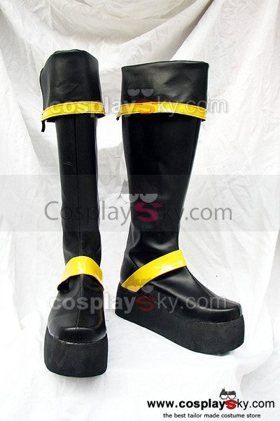 D.Gray-man Kanda Yuu Cosplay Stiefel Schwarz