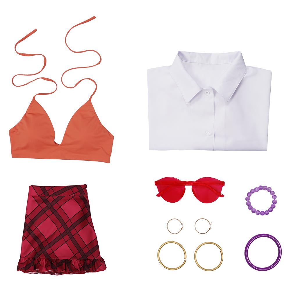 One Piece Film: Red Nami Cosplay Kostüm Halloween Karneval Outfits