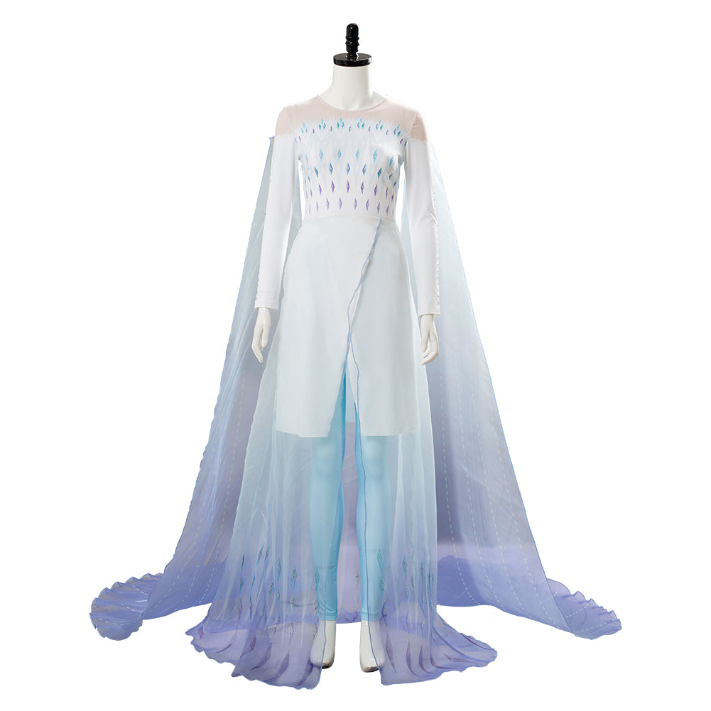 Frozen 2 Die Eiskönigin 2 Ahtohallan Elsa Kleid Cosplay Königin Elsa Kleid Cosplay Kostüm