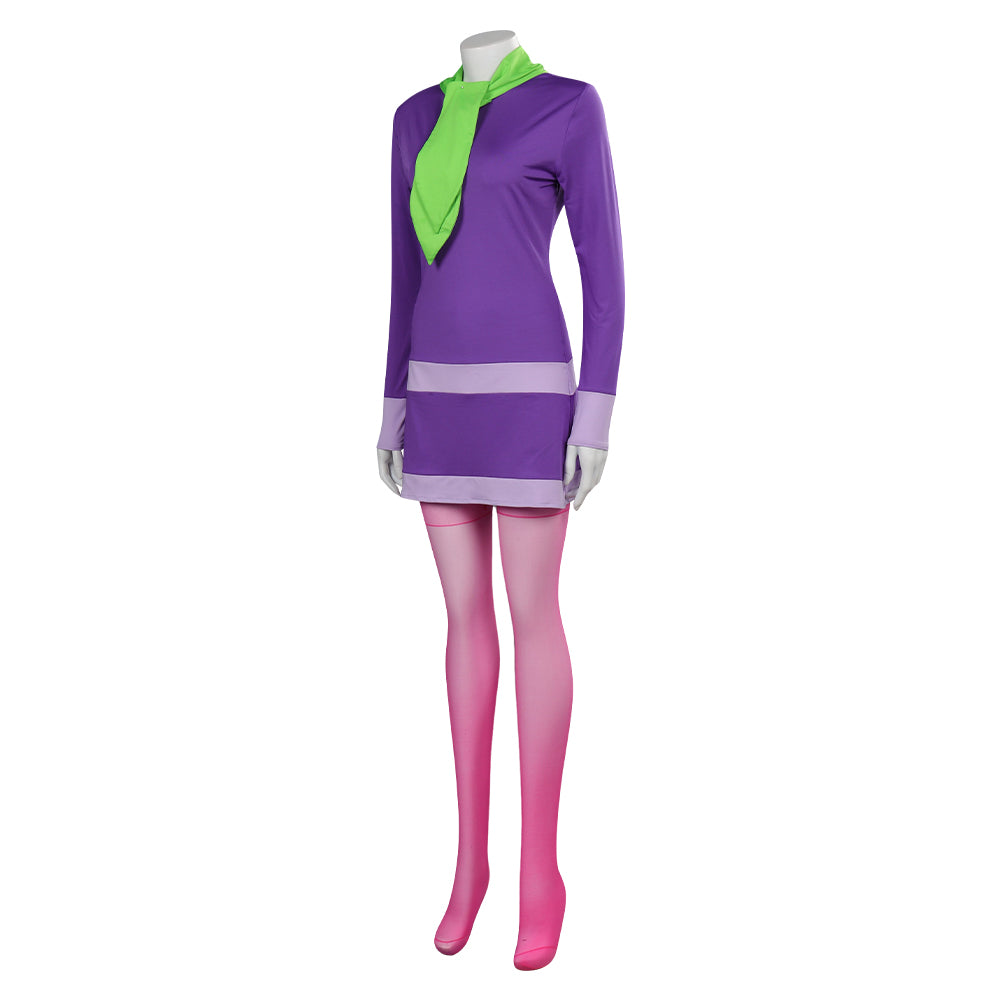 Daphne Kleid Scooby Doo, wo bist du? Daphne Blake Cosplay Kostüm