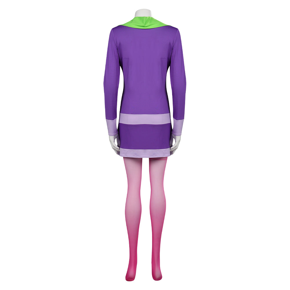 Daphne Kleid Scooby Doo, wo bist du? Daphne Blake Cosplay Kostüm