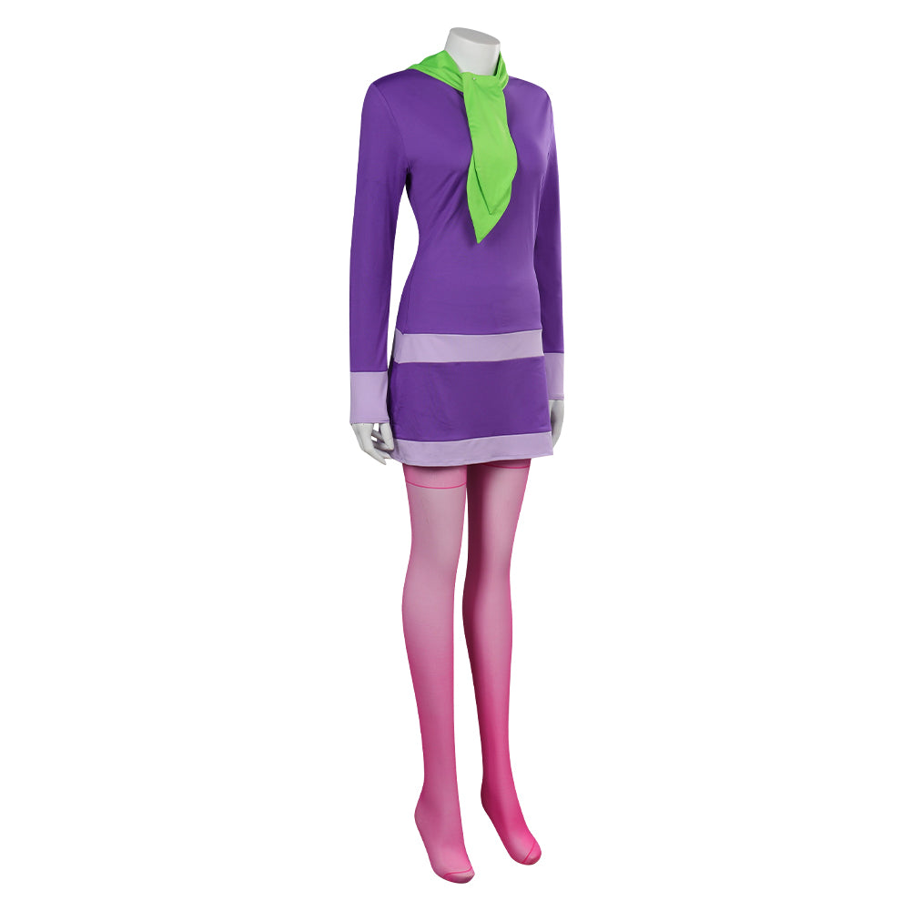 Daphne Kleid Scooby Doo, wo bist du? Daphne Blake Cosplay Kostüm