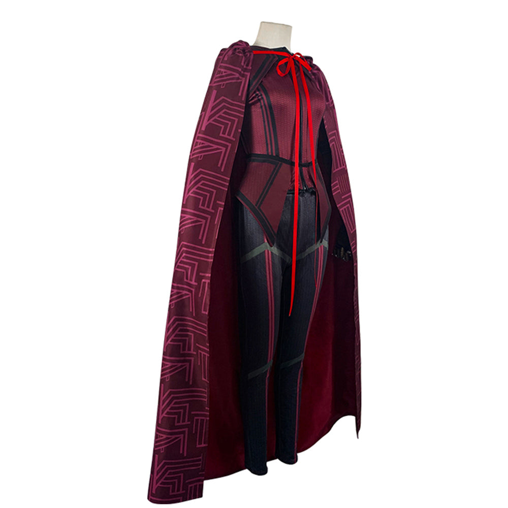 Wanda Vision Scarlet Witch Cosplay Kostüme Halloween Karneval Outfits