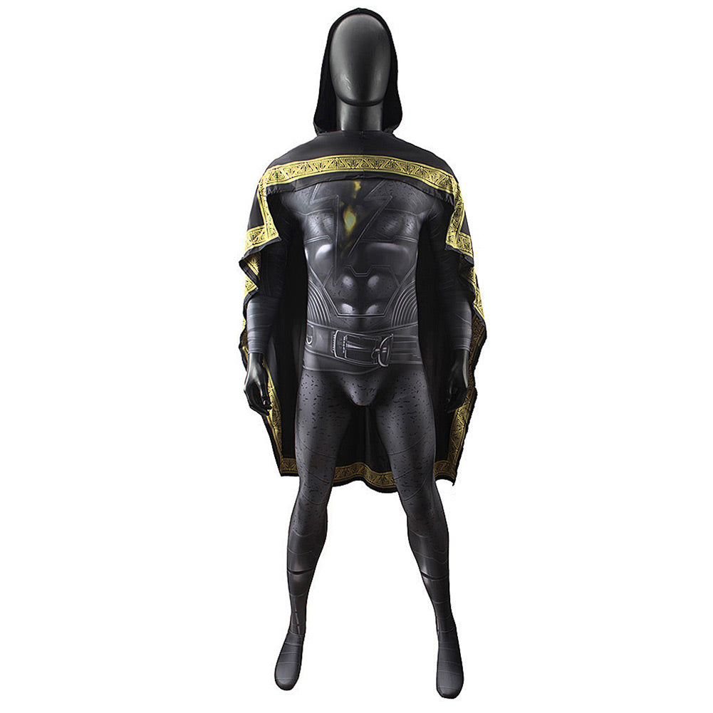 Black Adam Cosplay Kostüm Outfits Erwachsene Halloween Karneval Jumpsuit