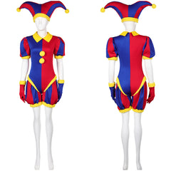 Der Unglaubliche Digitale Zirkus Pomni Jumpsuit Cosplay Kostüm