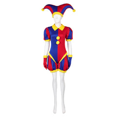 Der Unglaubliche Digitale Zirkus Pomni Jumpsuit Cosplay Kostüm