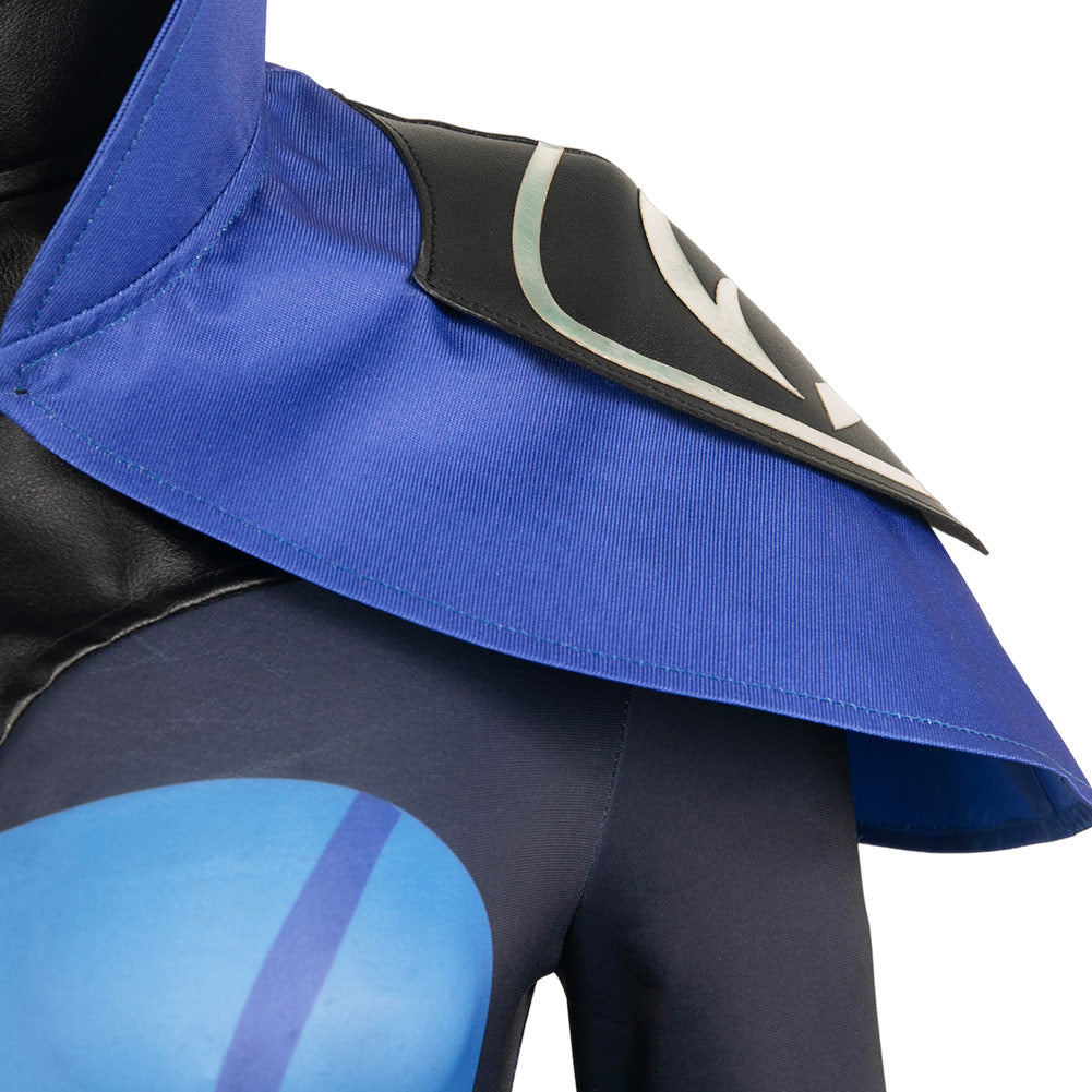 DotA Luna blau Jumpsuit Cosplay Kostüm Set