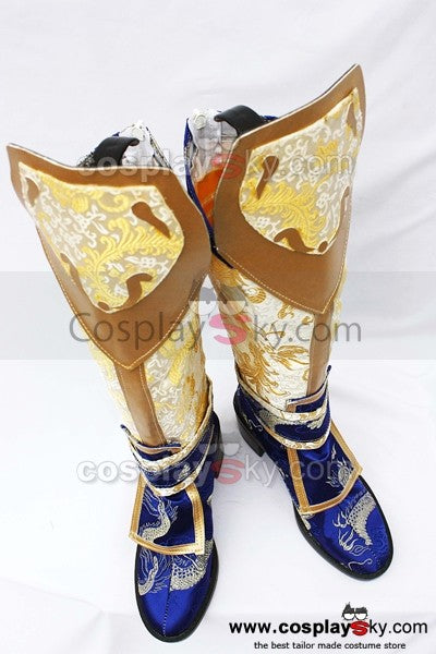 Dynasty Warriors Weiblich Version Yun Cosplay Stiefel Schuhe