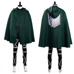 AOT Shingeki no Kyojin Scouting Legion Uniform Cosplay Halloween Karneval Kostüm