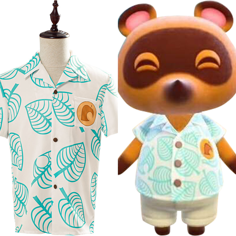 Cosplay Kostüm Animal Crossing Tom Nook Shirt Hemd Erwachsene