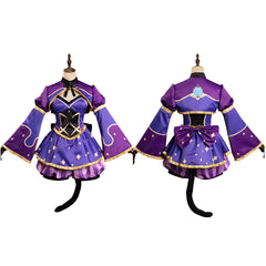 Genshin Impact Mona&Alice in Wonderland Grinsekatze Kleid originelle Halloween Karneval Outfits Cossky®