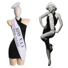 Blonde Marilyn Monroe Cosplay Kostüm Outfits Halloween Karneval Kleid