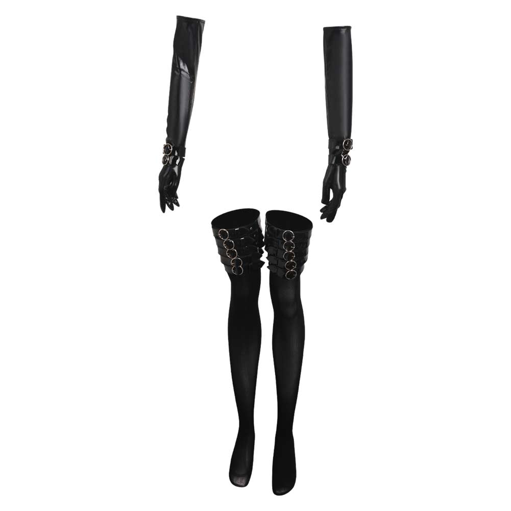 Edward mit den Scherenhänden Crossplay Edward schwarz Kleid Cosplay Halloween Karneval Kostüm