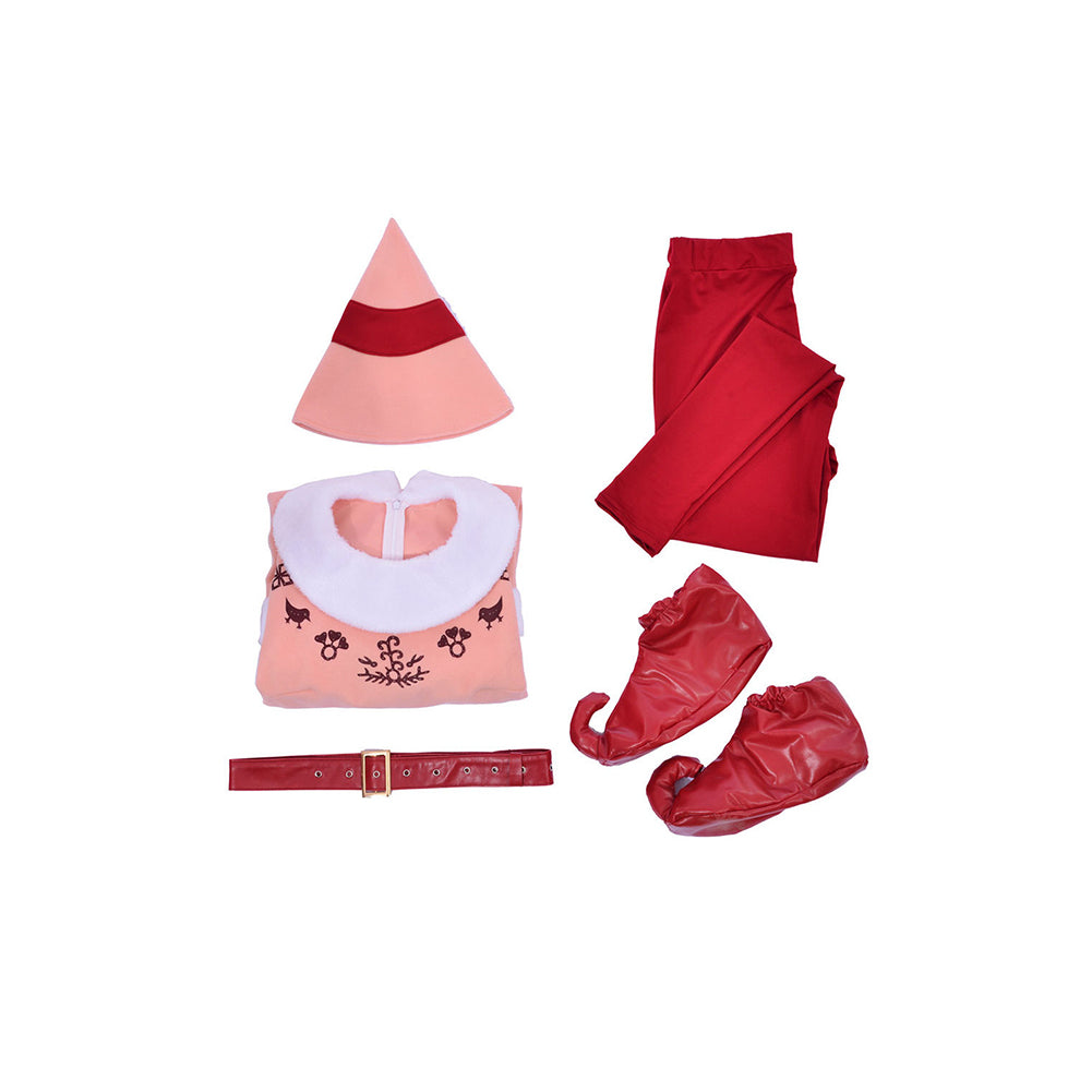 Elf - Jovie rosa Weihnachtskleid Elf: Buddy's Musical Christmas Jovie Weihnachten Kostüm