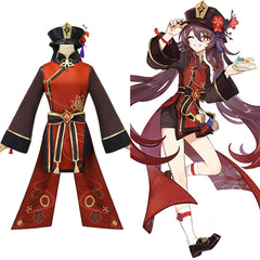 Hu Tao Genshin Impact Cosplay Kostüme Halloween Karneval Outfits Stil B