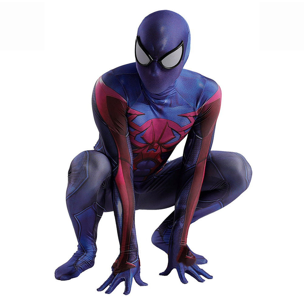 PS4 2099 Spider-Man Cosplay Kostüm Outfits Halloween Karneval Jumpsuit