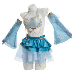 LoL Seraphine Cosplay League of Legends Kostüm Outfits Halloween Karneval Kleid