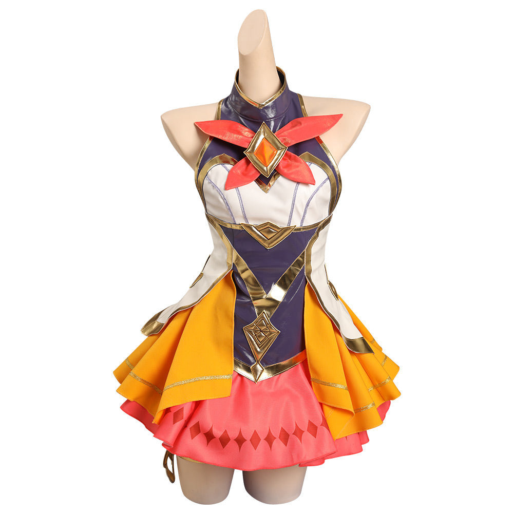 League of Legends Star Guardian Cosplay Seraphine Kostüm Halloween Karneval Kleid