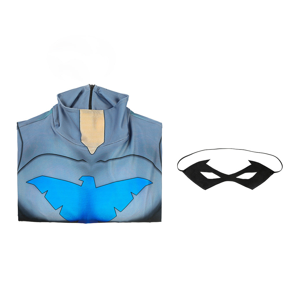 Dick Grayson Nightwing Cosplay Kostüm Outfits Halloween Karneval Jumpsuit Stil B