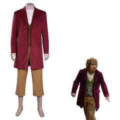 The Hobbit Bilbo Baggins Cosplay Kostüm Outfits Halloween Karneval Anzug