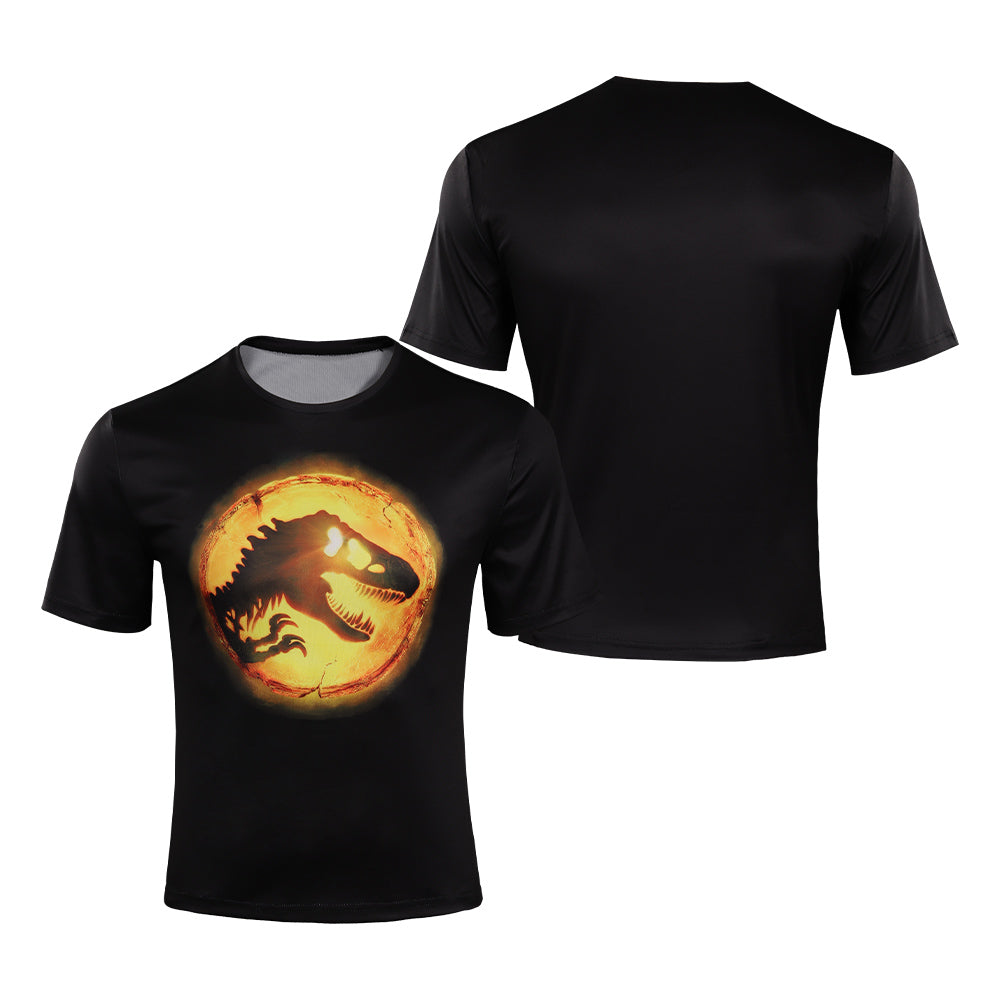 Jurassic World: Dominion (2022) Cosplay Top Erwachsene Sommer Kurzarm T-Shirt