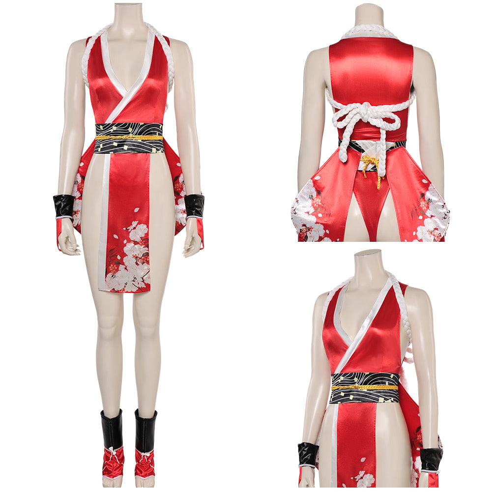 Fatal Fury Mai Shiranui The King of Fighters KOF Sexy Kostüm Halloween Karneval Outfits