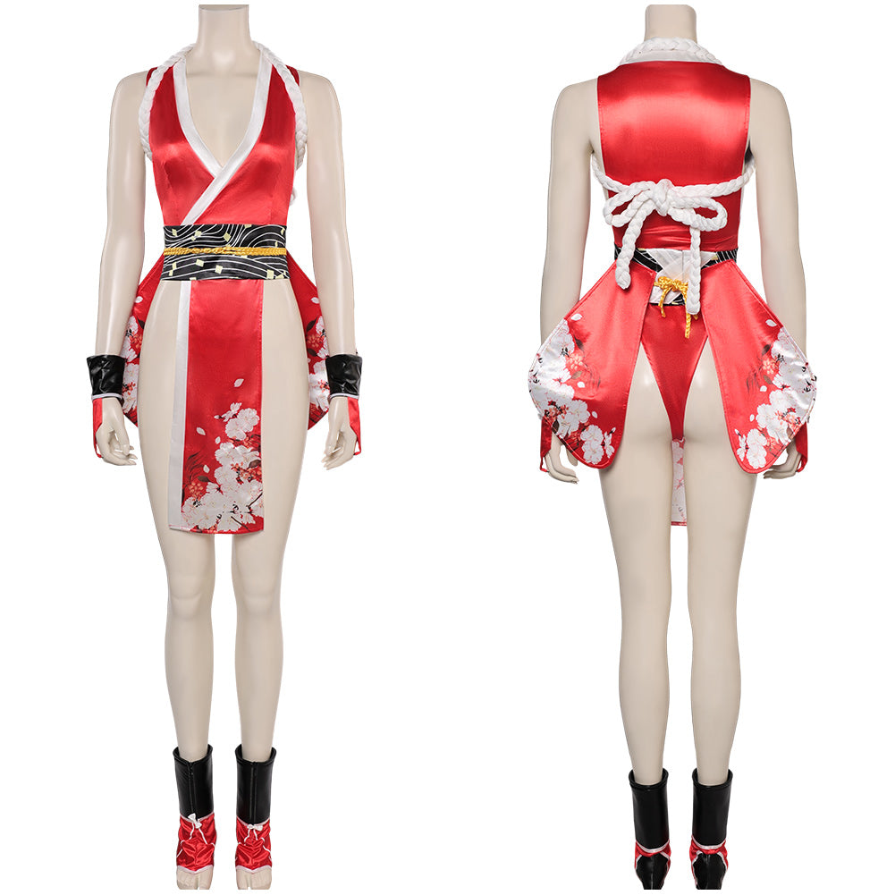 Fatal Fury Mai Shiranui The King of Fighters KOF Sexy Kostüm Halloween Karneval Outfits