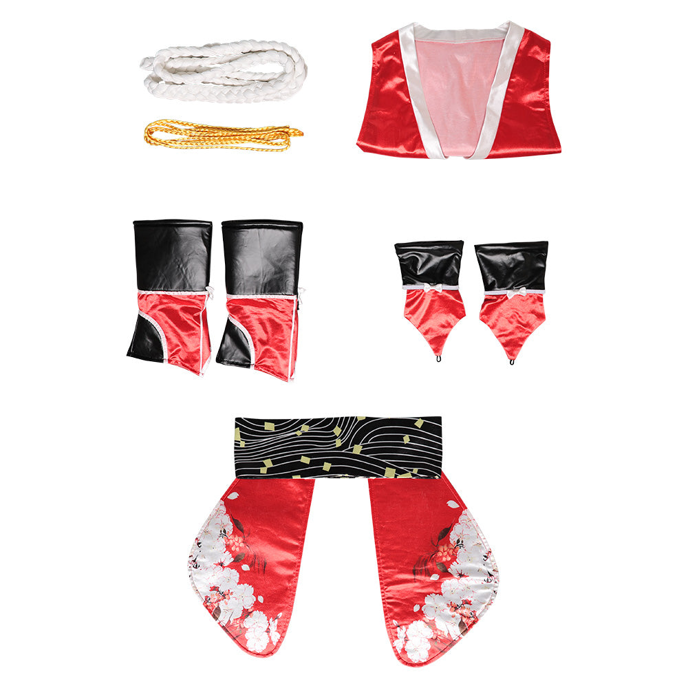 Fatal Fury Mai Shiranui The King of Fighters KOF Sexy Kostüm Halloween Karneval Outfits