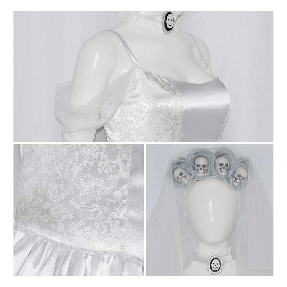 Tim Burton‘s Corpse Bride – Hochzeit mit einer Leiche Emily Brasutkleid Cosplay Kostüm