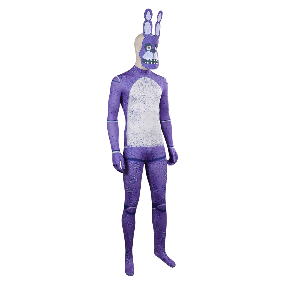 Film FNAF Bunny lila Jumpsuit Five Nights at Freddy's Cosplay Karneval Kostüm